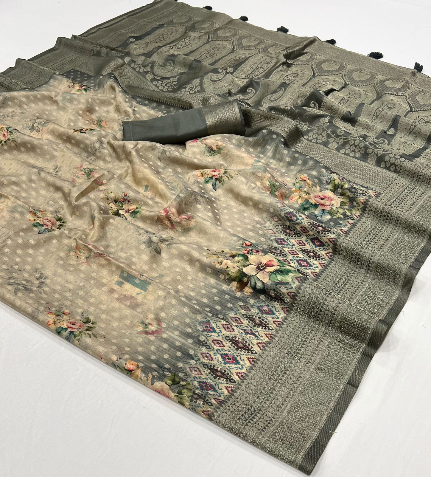 Simran By Src Georgette Digital Printed Sarees Wholesalers In Delhi